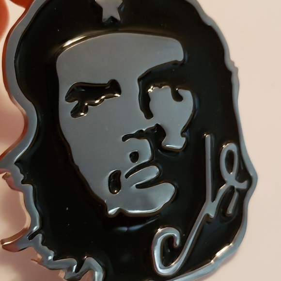 Metal CHE Belt Buckle 3 Inch Tall - Picture 3 of 6